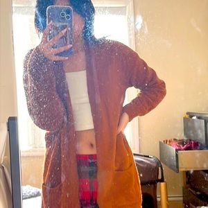Brownish-orange forever 21 cardigan
